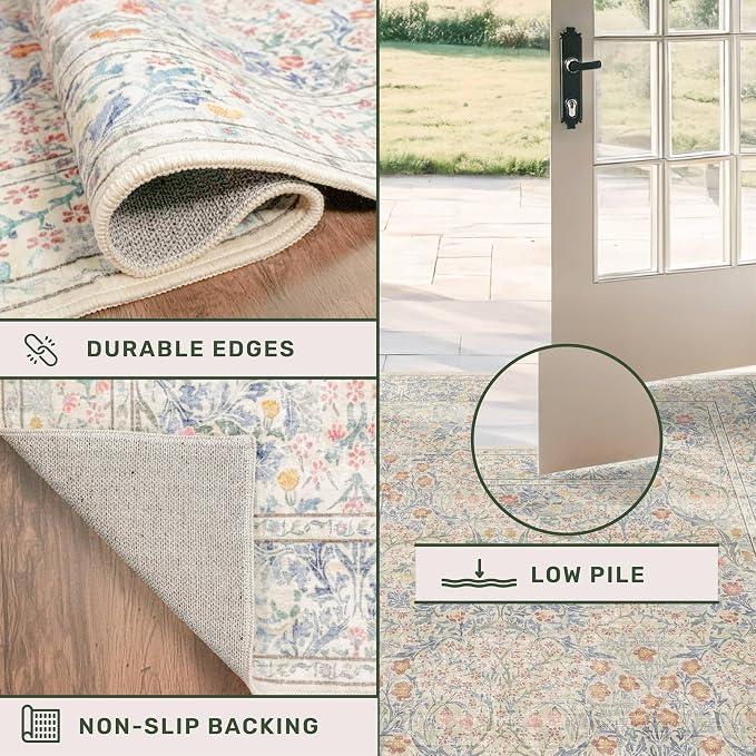 Hazo Haus Floral 3x8 Wide Hallway Runner - Image 5