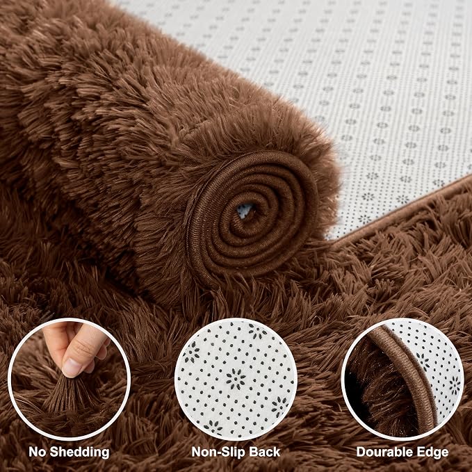 9X12 Large Area Rugs for Living Room Bedroom, Big Shag Rug for Bedroom Dorm - Image 3