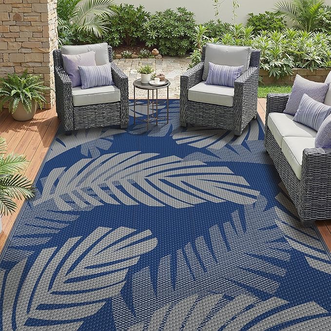 GENIMO Waterproof Outdoor Rug 8' x 10' by GENIMO