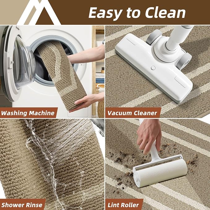 COSY HOMEER Kitchen Rugs and Mats 24"x59" Non Slip Kitchen Mats - Image 6