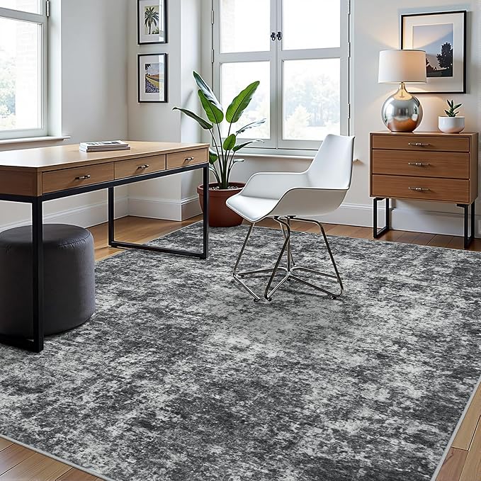 10x14 Area Rugs for Living Room Rug Washable: Abstract Large Rug Indoor Modern - Image 9