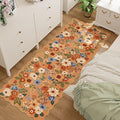 DUKINO 2.6x8 Runner Rug for Hallway, Washable Kitchen Rug by DUKINO