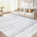 cotiled 8x10 Area Rugs Living Room Rug: Washable Boho Rugs by COTILED