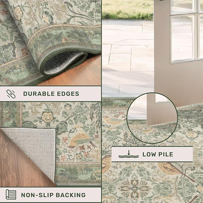 Boho 8x12 Living Room Rugs - Image 5