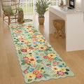 DUKINO 2x6 Runner Rug for Hallway, Washable Kitchen Rug by DUKINO