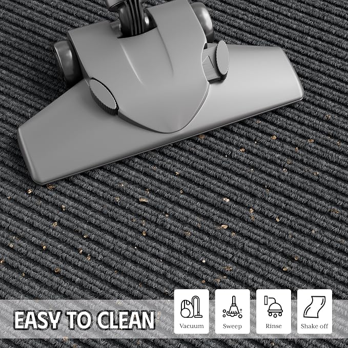 Front Door Mat, Non-Slip Welcome Mat, Absorbent & Dirt Resistant, Low Profile - Image 7