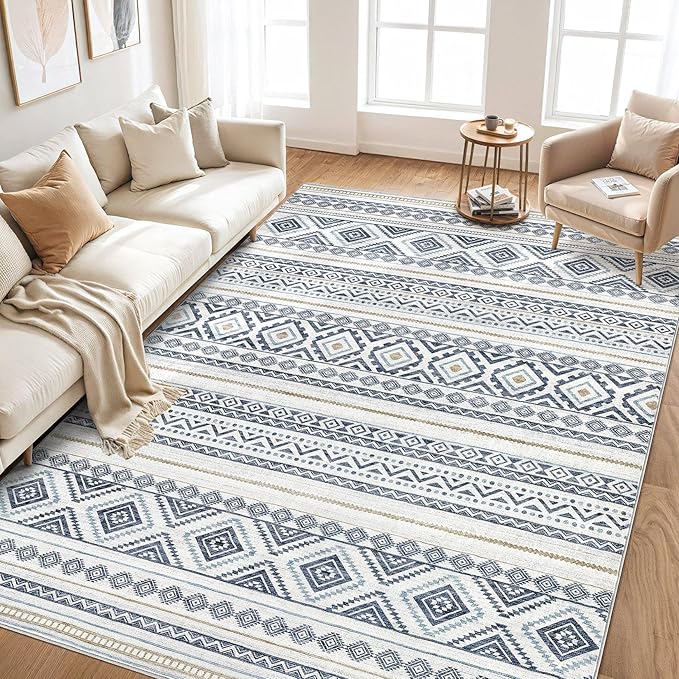 cotiled 6x8 Area Rugs Living Room Rug: Washable Boho Rugs - Image 6