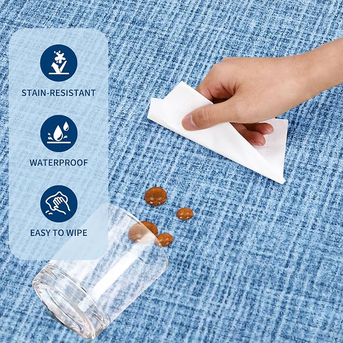 GarveeHome 2.5x8 Runner Rug for Hallway Washable Kitchen Rugs Non Slip Solid - Image 7