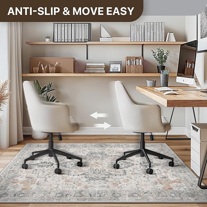 Office Chair Mat for Hardwood Tile Floor, Under Desk Carpet Protector for - Image 5