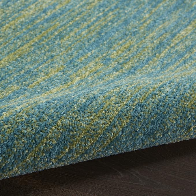 Nourison Home Nourison Essentials Blue Green 5' x Square Area Rug - Image 10