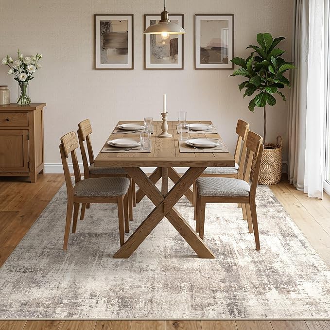 DMOYEST 9x12 Area Rug for Living Room, Washable & Non Slip Large Indoor Carpet - Image 3