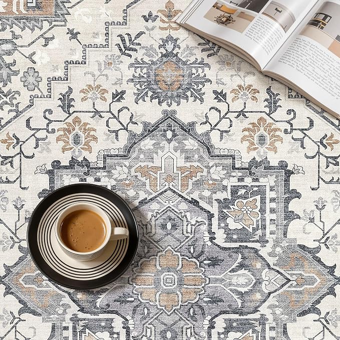 UERMEI 6x9 Area Rug Living Room Rugs - Image 9