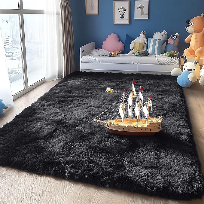 OLANLY 4x12 Area Rugs for Living Room Bedroom, Machine Washable Soft Fluffy - Image 7