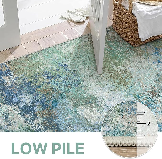 BEIMO Area Rugs 7'6"x9'6" for Living Room Bedroom, Modern Abstract Machine - Image 8