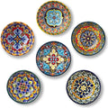 vancasso SIMI 2.7 Oz Ceramic Dipping Bowls Set of 6, Bohemian Sauce Bowls | by vancasso
