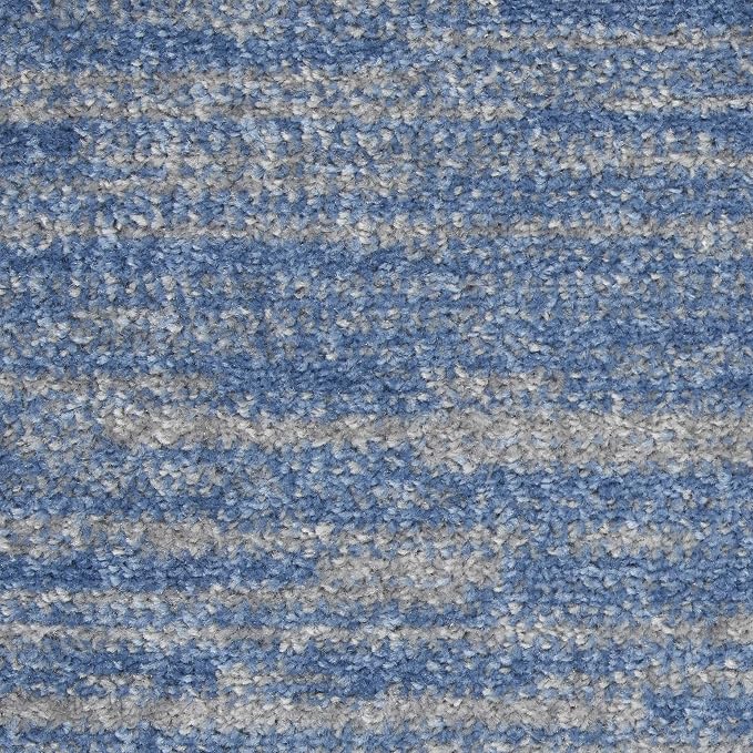 Nourison Home Nourison Essentials Blue Grey 6' x 9' Area Rug - Image 10