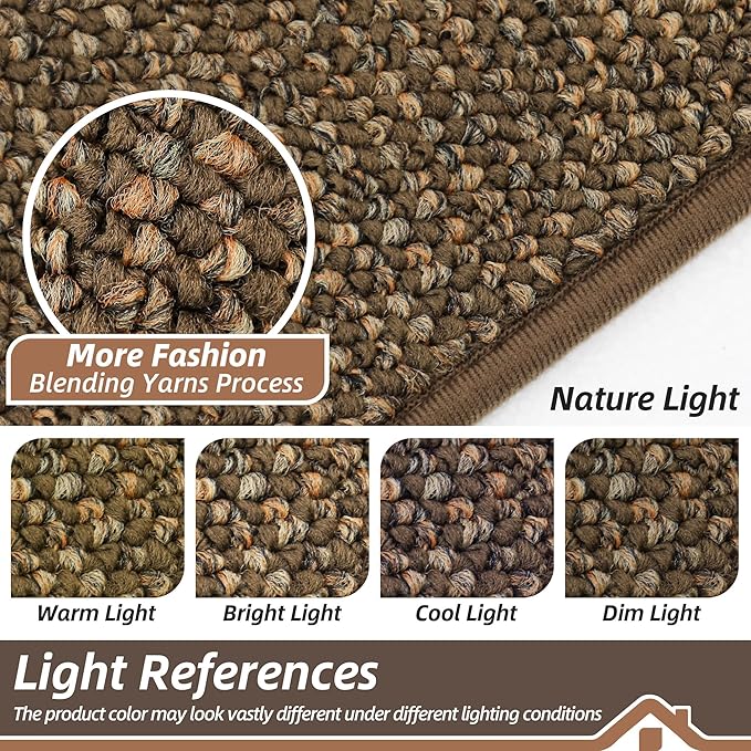 BEQHAUSE Dirt Trapper Door Mat 32" x 72", Non-Slip Washable Doormats Entrance - Image 5