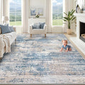 XLUEZ 9x12 Area Rug for Living Room, Washable Modern Abstract Large Area Rug by XLUEZ