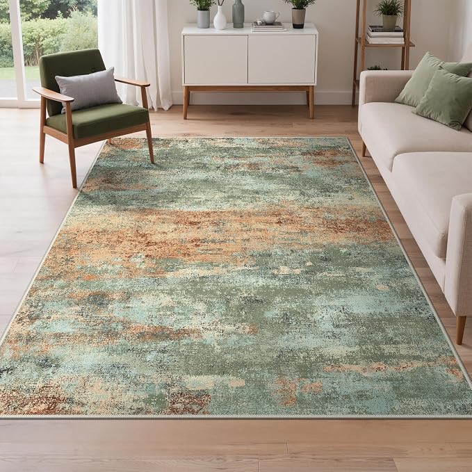 BEIMO Area Rugs 6x9 for Living Room Bedroom, Modern Abstract Machine Washable - Image 2