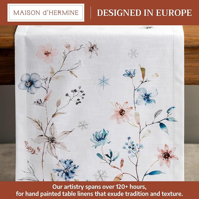 Maison d' Hermine Table Runner 100% Cotton 14.50" x 36" | Table Runners 36 - Image 2