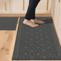 COSY HOMEER 48x20 Inch/30X20 Inch Kitchen Rug Mats Made of 100% Polypropylene 2 by COSYHOMEER