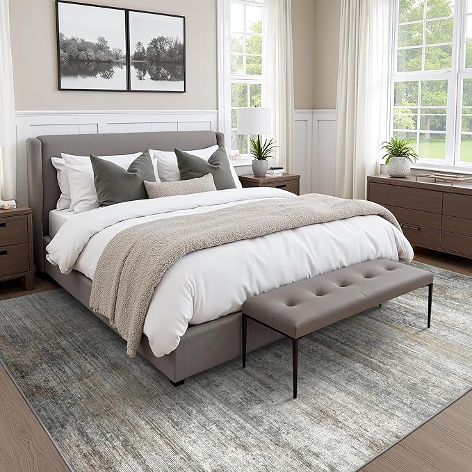 BEIMO Area Rugs 10x14 for Living Room Bedroom, Modern Abstract Machine Washable - Image 5
