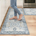 GENIMO Kitchen Rugs Non Slip Washable, Cushioned Standing Mat, Kitchen Runner by GENIMO