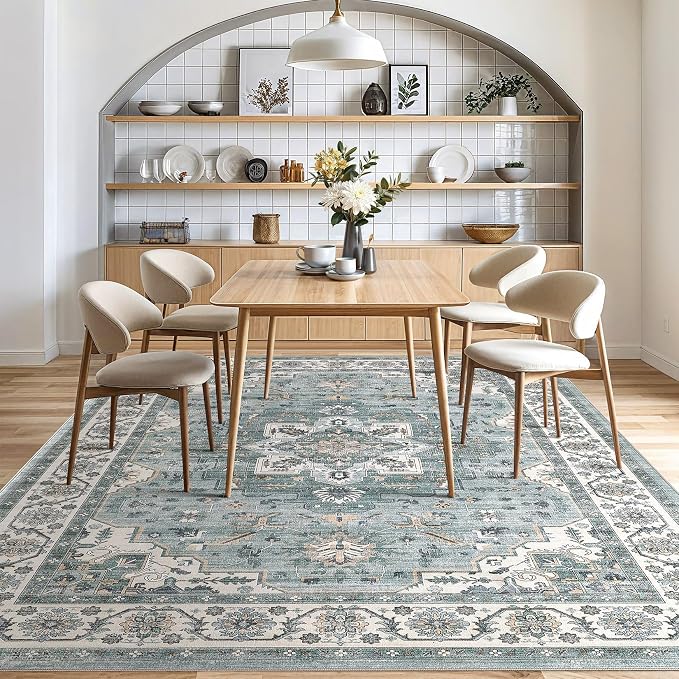 Vintage Living Room Area Rug 5x7 - Image 7