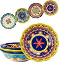 UNICASA Ceramic Pasta Bowls Set, 27 oz Cereal Bowls Set of 4, Porcelain by UNICASA