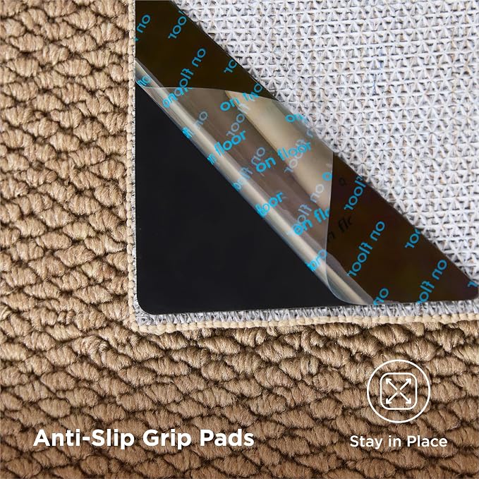 Bedsure 8x10 Faux Wool Area Rugs - Image 3