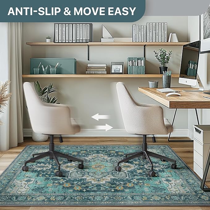 36"x60" Office Chair Mat for Hardwood Tile Floor, Under Desk Carpet Protector - Image 5