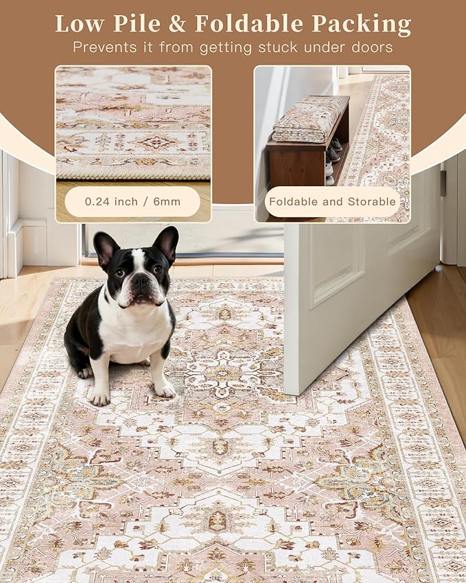 Madane Hallway Runner Rug 2x12, Extra Long Washable Runner Rugs - Image 10