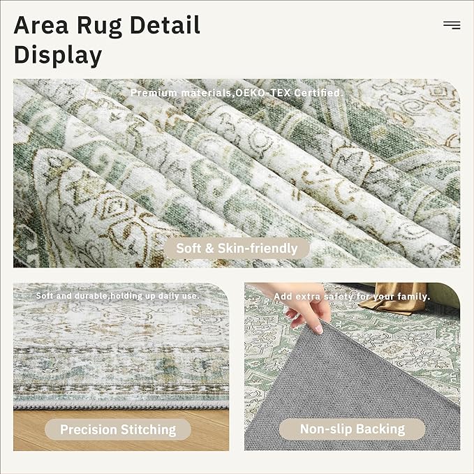 Soalmost 3x5 Rug, Small Area Rug - Image 6