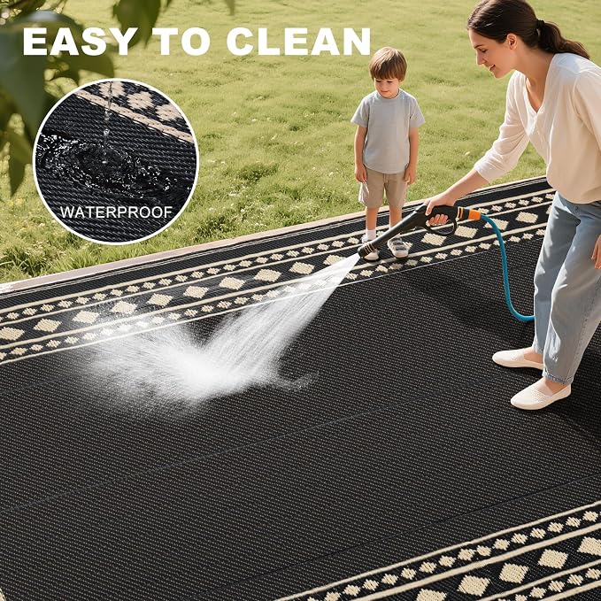 RURALITY Outdoor Rugs 5x8 Waterproof - Image 5