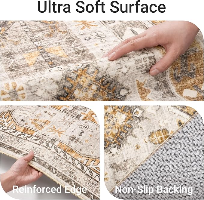2'6" x 12'Non Slip Runner Rugs - Image 3