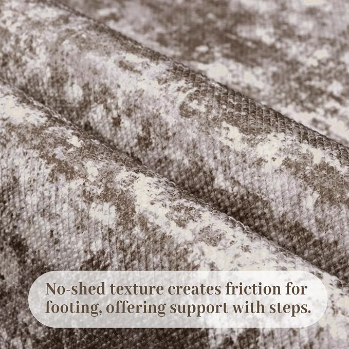 Rug Runners 2x8 Ultra Non-Slip Washable Kitchen Rug Abstract Tear and Stain - Image 4