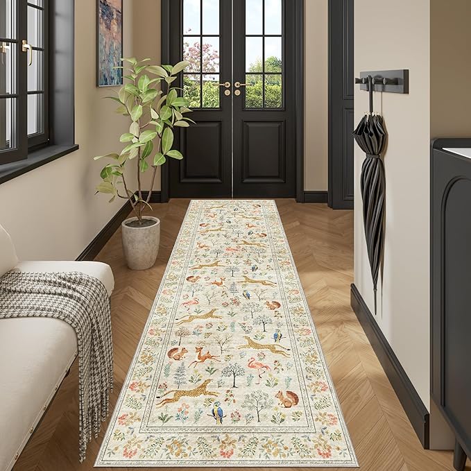 DUKINO 2x6 Rug for Hallway, Washable Kitchen Runner Rug - Image 6