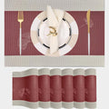 PIGCHCY Placemats Set of 8, Country Rustic Placemats Non-Slip Washable Durable by PIGCHCY