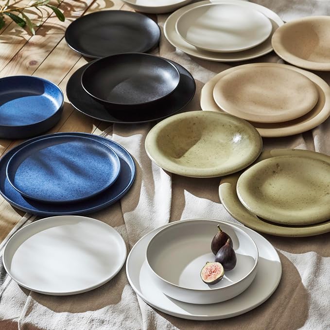Porto by Stone Lain Aro 12-Piece Premium Kitchen & Dining Dinnerware Set - Image 10