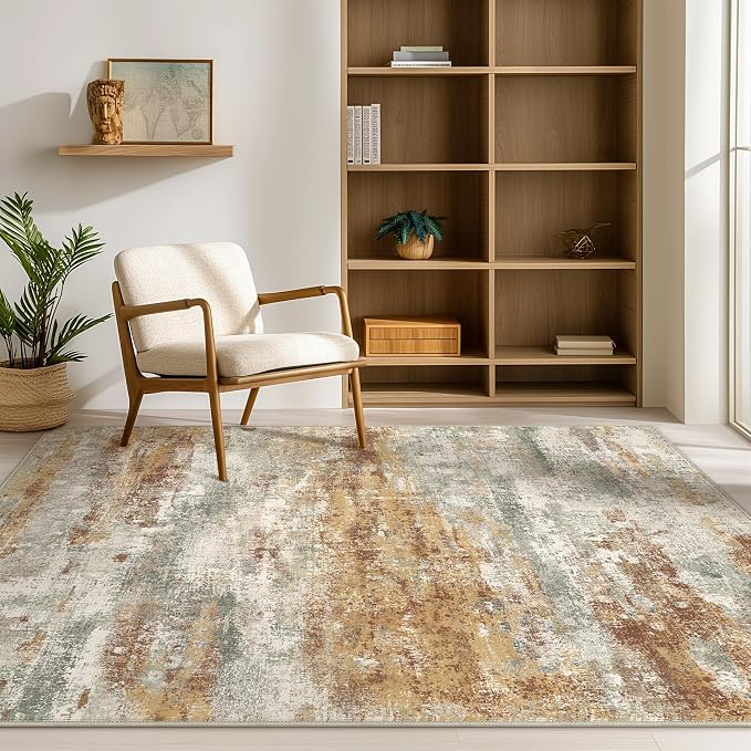 BEIMO Area Rugs 5x8 for Living Room Bedroom, Modern Abstract Machine Washable - Image 4