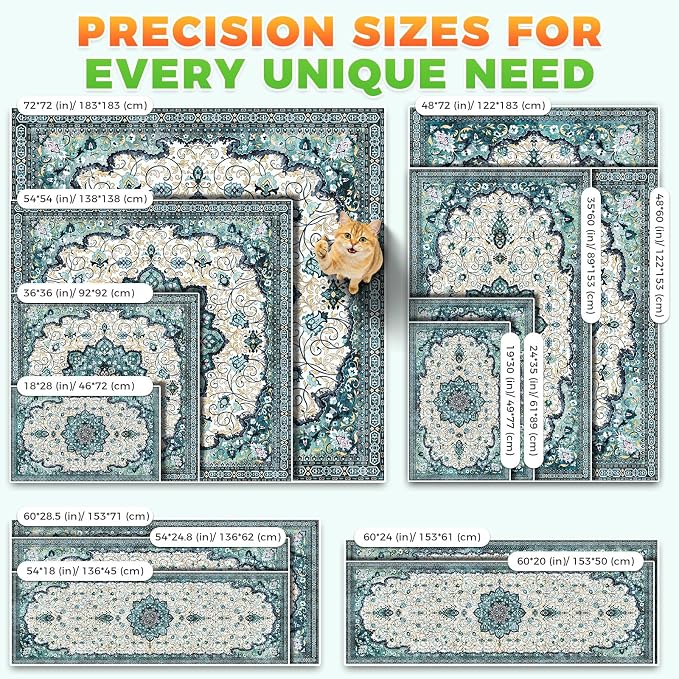 Hompet Cat Litter Mat 2 Pack, 28.5x60 Large Machine Washable Trapping Mats - Image 7