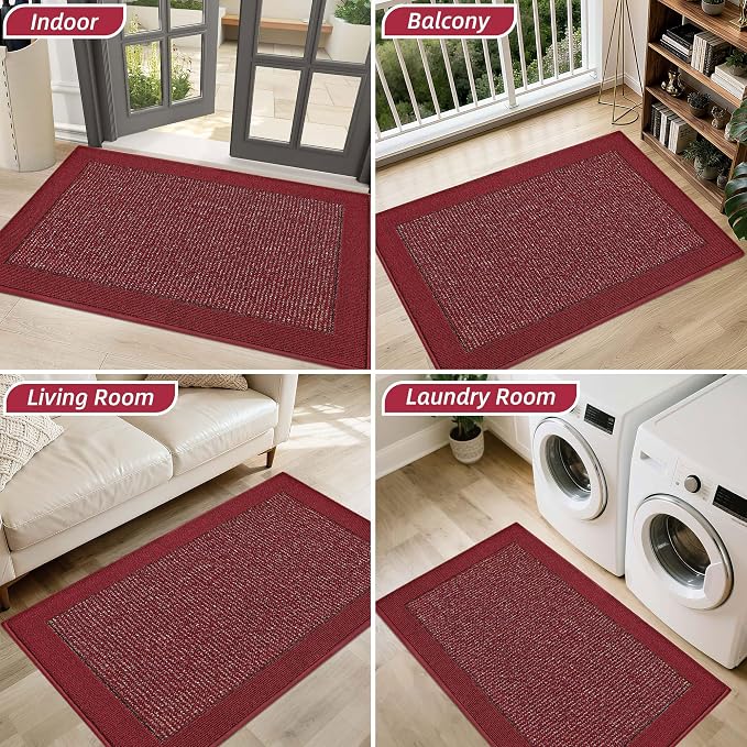 BEQHAUSE Indoor Door Mat 32" x 48", Dirt Trapper Door Mats Non-Slip Entryway - Image 8