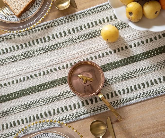 Caflife Boho Table Runner 60 Inchs Long, Dining Room Home Decor - Image 4