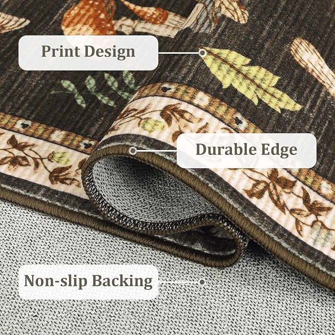 2.5x8 Runner Rug for Hallway Washable Kitchen Rugs Non Slip - Image 5