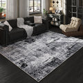 Rugcomf 6x9 Rug Washable Bedroom Rug Large Soft Area Rug Abstract Pattern by Rugcomf