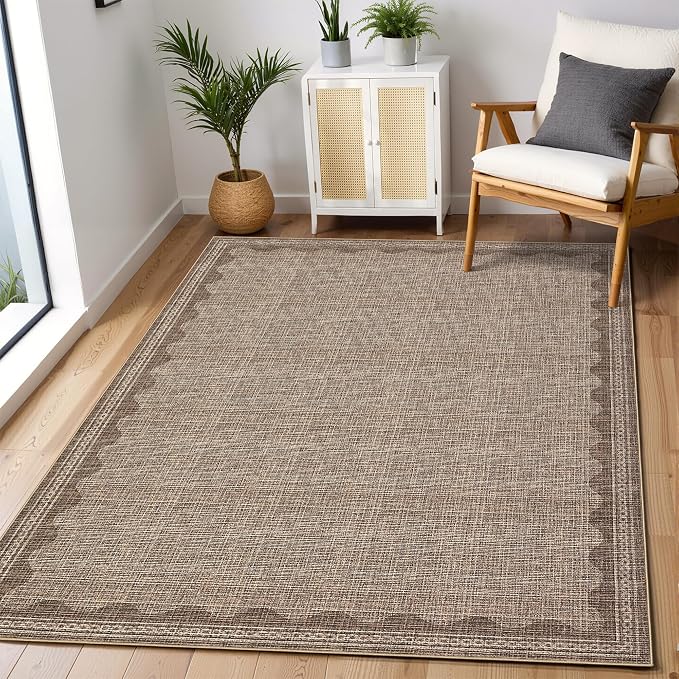 GarveeHome Scalloped Washable Rug 3x5 Non-Slip Low-Pile Indoor Rugs - Image 3
