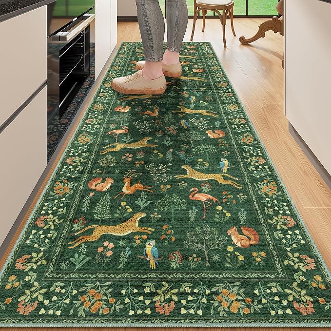 DUKINO 2x6 Rug for Hallway, Washable Kitchen Runner Rug by DUKINO