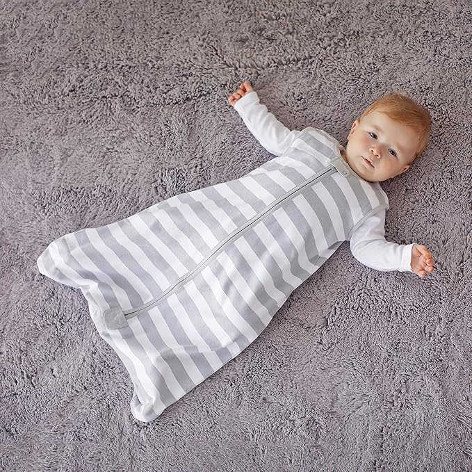 Mama Cheetah Baby Sleep Sack 0.5 TOG, Organic Cotton Baby Wearable Blanket with Two-Way Zipper, Swaddle Transition Baby Sleeping Bag for Newborn Infant Toddler Boy Girl, 24-48 Months