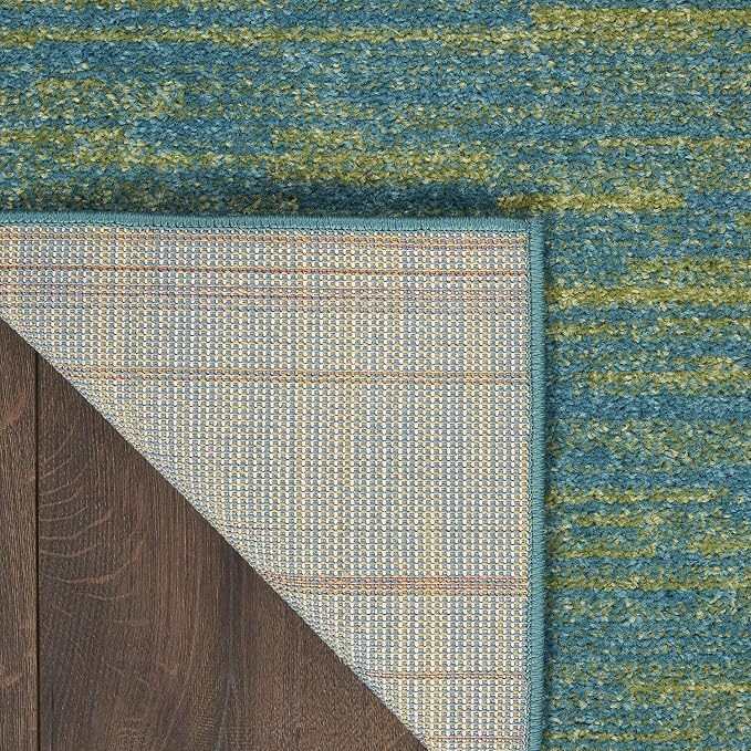 Nourison Home Nourison Essentials Blue Green 10' x 14' Area Rug - Image 6