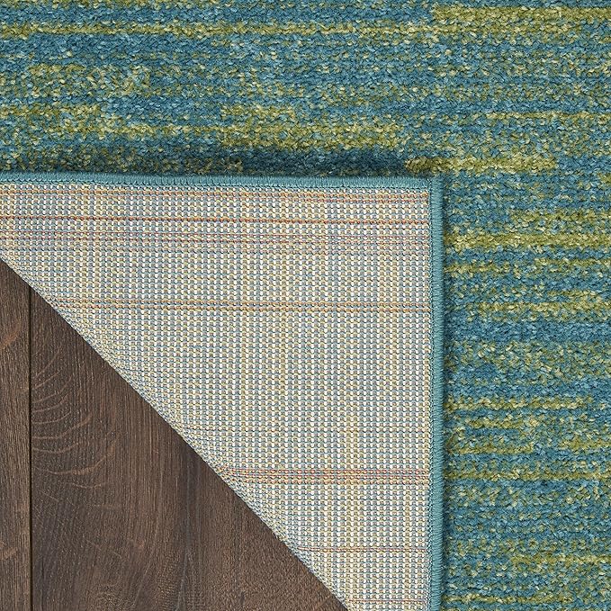 Nourison Home Nourison Essentials Blue Green 10' x 14' Area Rug - Image 6